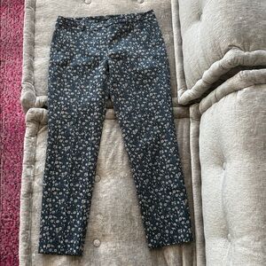 MaxMara Navy Floral Trousers